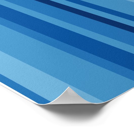 Climate Emergency Stripes Poster Science Wall Art (Ecke)