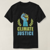Climate Justice Day Climate Change T-Shirt (Design vorne)
