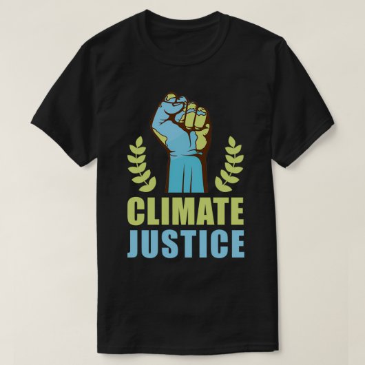 Climate Justice Day Climate Change T-Shirt (Design vorne)