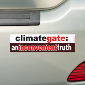 climategate: eine ungünstige Wahrheit Autoaufkleber (Auf Auto)