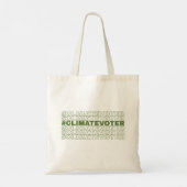 #ClimateVoter Tote Bag Tragetasche (Rückseite)
