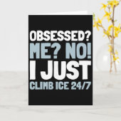 Climb Climber - Ice Climbing _2  Karte (Gelbe Blume)