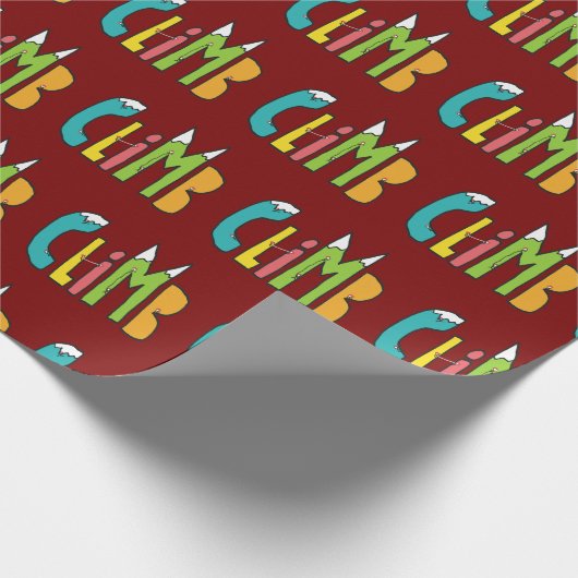 Climb Geschenkpapier (Ecke)