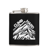 Climb Hard Mountainering Flachmann (Vorderseite)