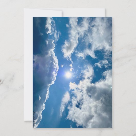 Climb Higher! Feiertagskarte (Vorderseite)