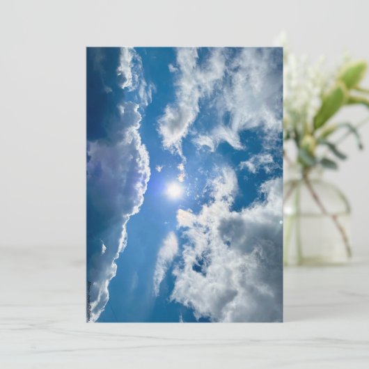 Climb Higher! Feiertagskarte (Stehend Vorderseite)