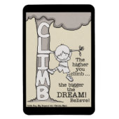 Climb Higher Magnet (Vertikal)