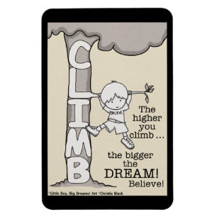 Climb Higher Magnet