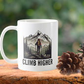 Climb Higher Mountain Wiker Kaffeetasse