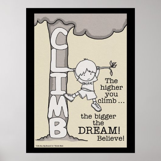 Climb Higher Poster (Vorne)