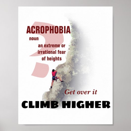 Climb Higher Poster (Vorne)