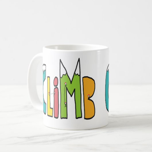 Climb Kaffeetasse (Vorderseite Links)