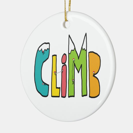 Climb Keramik Ornament (Links)