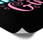 Climb Like A Girl Extreme Sports Ice Climbing  Poster (Ecke)