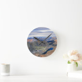 Climb the Mountains Runde Wanduhr (Zuhause)