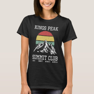 Climbed Kings Peak Utah Summit Club Sun Wanderung  T-Shirt