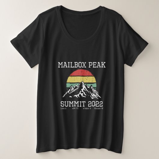 Climbed Mailbox Peak Summit 2022 Hike Washington S Große Größe T-Shirt (Design vorne)