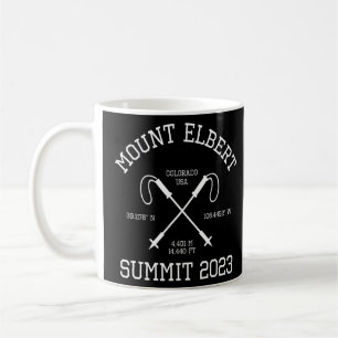 Climbed Mount Elbert Summit 2023 Hike Colorado USA Kaffeetasse
