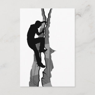 Climber Bouldering RSVP Card Karte
