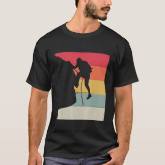 Climber Climbing Bouldering Free Speed Solo Vintag T-Shirt