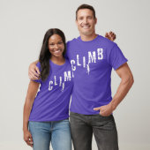 Climber-Geschenk CLIMB Rock Climbing Boulding T-Shirt (Unisex)