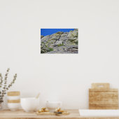 Climber Nears Summit of Devils Tower, Wyoming Poster (Küche)
