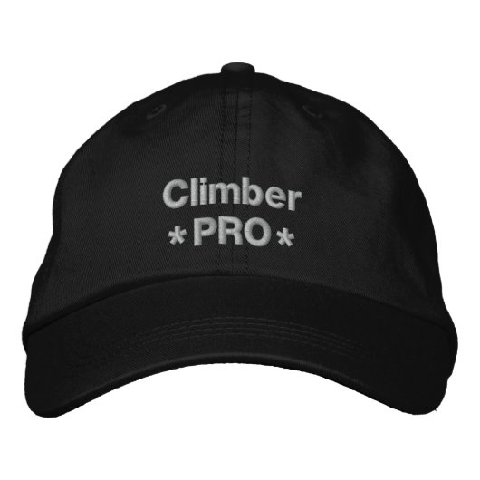 Climber Pro Bestickte Kappe (Vorderseite)