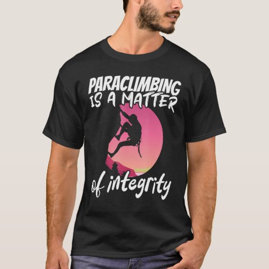 Climber Rock Climbing Matter of integrity Boulderi T-Shirt (Vorderseite)