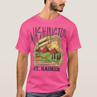Climber Washington Mount Rainier Mountainer Natur T-Shirt