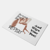 Climber's Creed Doormat Fußmatte (Schrägansicht)