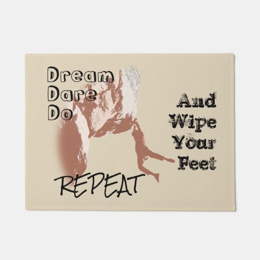 Climber's Creed Doormat Fußmatte (Vorderseite)