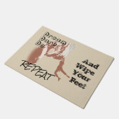 Climber's Creed Doormat Fußmatte (Schrägansicht)