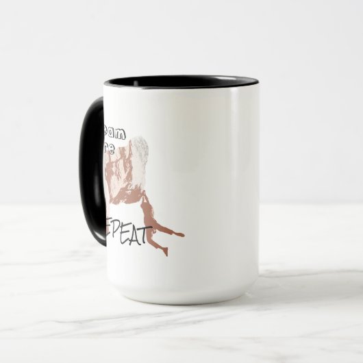 Climbers Creed-Tasse Tasse (Vorderseite Links)