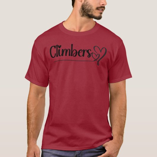 Climbers Heart Tshirt (Vorderseite)
