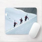 Climbers, Mont Blanc, Frankreich Mousepad (Mit Mouse)