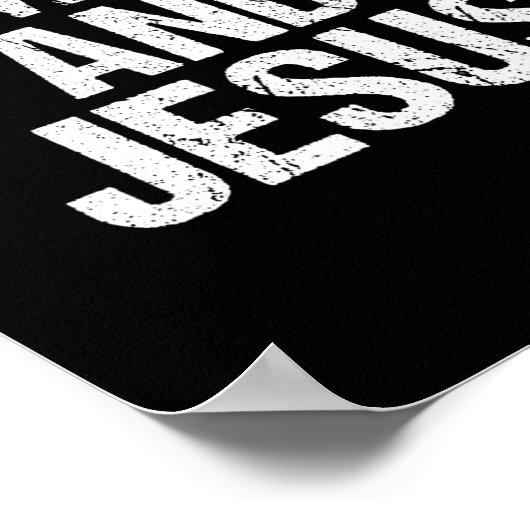 Climbing And Jesus Tree Rock Climber Poster (Ecke)