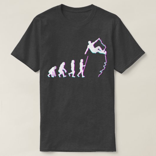 Climbing bouldering motif saying climber climbing  T-Shirt (Design vorne)