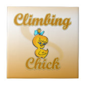 Climbing Chick Fliese (Vorderseite)