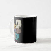 Climbing Collage Climber Men Mountaineer Youth  Kaffeetasse (Vorderseite Links)
