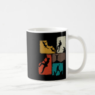 Climbing Collage Climber Men Mountaineer Youth  Kaffeetasse