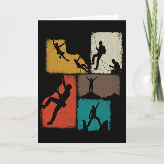 Climbing Collage Climber Men Mountaineer Youth  Karte