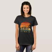 Climbing Evolution - Bouldering Climbing Mountaine T-Shirt (Vorne ganz)