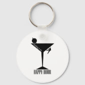 Climbing Is My Happy Hour Schlüsselanhänger (Vorderseite)