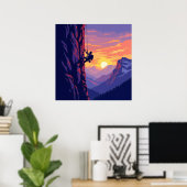 Climbing Poster (Heimbüro)