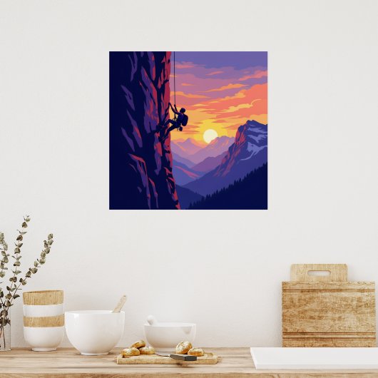 Climbing Poster (Küche)