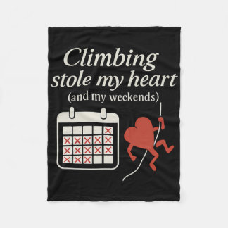 Climbing Stole My Heart (and My Weekends) - Romant Fleecedecke