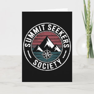 Climbing Summit Seeker Society Bergsteiger Karte