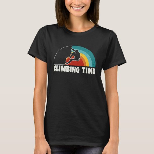 Climbing Time Climber Sport Climbing Bouldering 1 T-Shirt (Vorderseite)