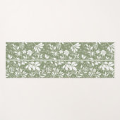 Climbing Vines of Botanic Poetry XL silhouette Yogamatte (Vorderseite (Horizontal))