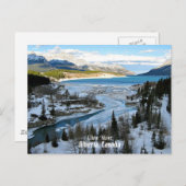 Cline River, Alberta, Kanada Postkarte (Vorne/Hinten)